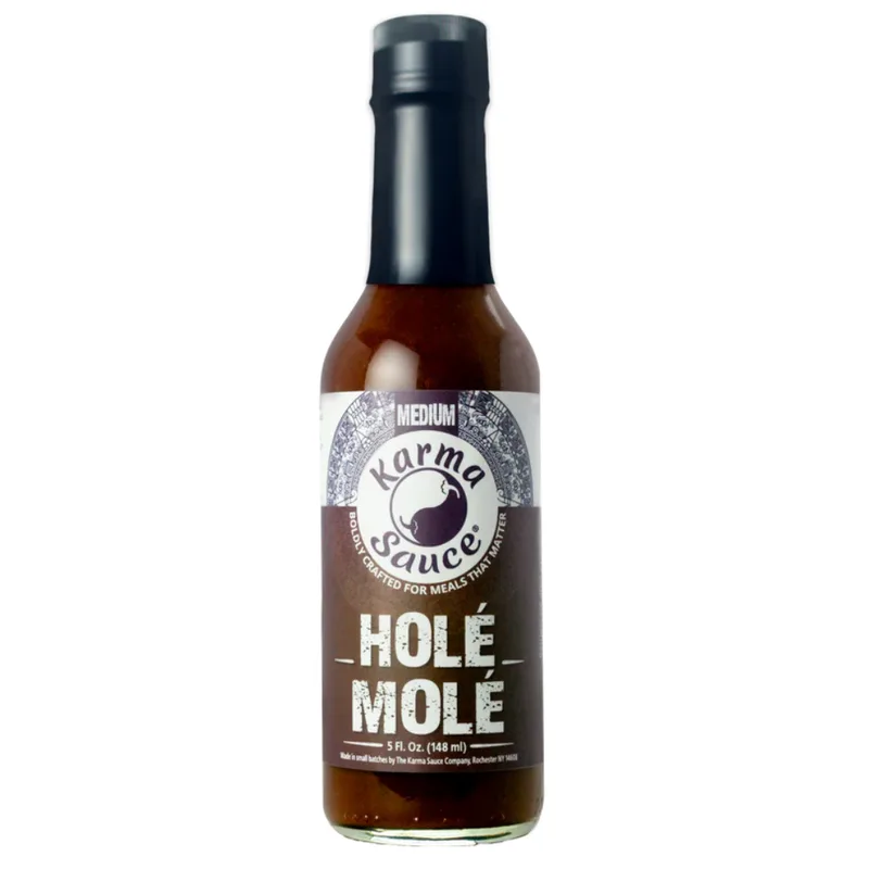 Karma Sauce Hole Mole Hot Sauce hot sauce bottle