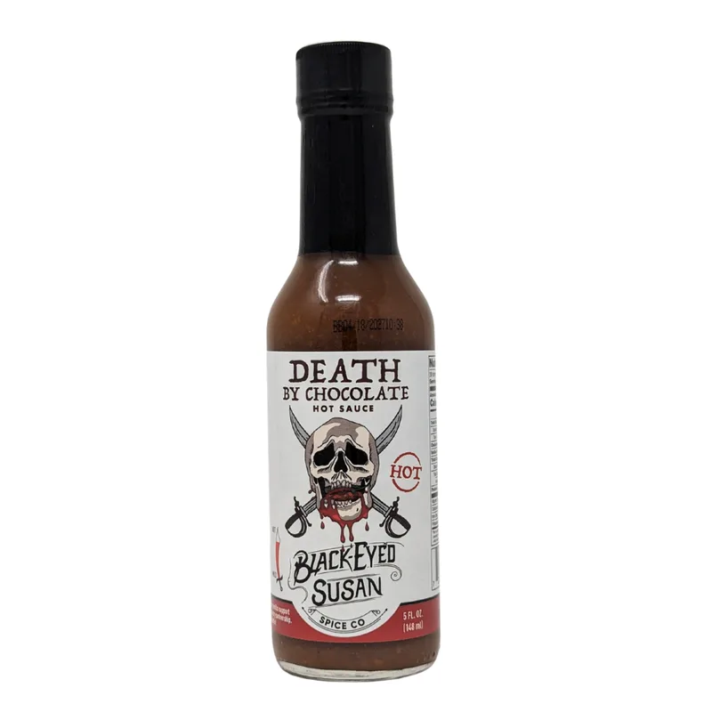 Black Eyed Susan Death By Chocolate (Hot) Hot Sauce hot sauce bottle