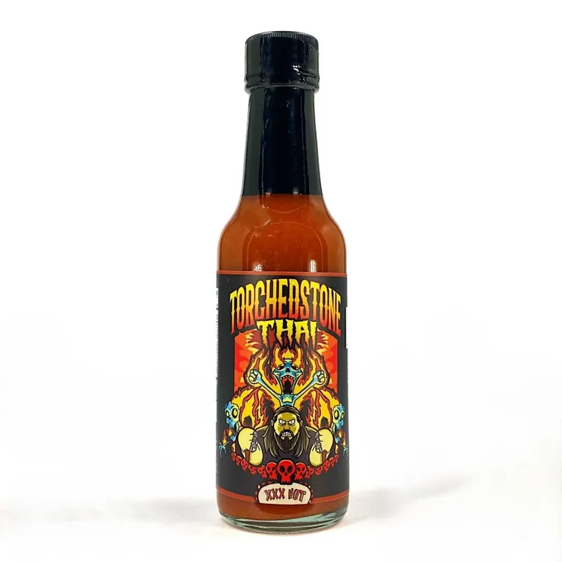 Torchbearer TorchedStone Thai Hot Sauce by TorchBearer Sauces hot sauce bottle