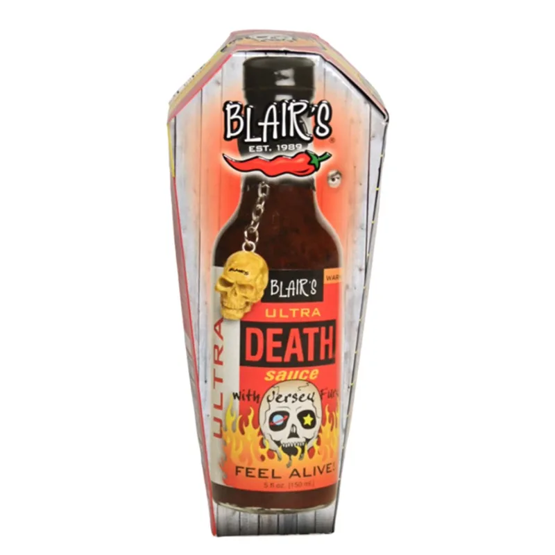 Blair's Ultra Death Sauce by Blair's Death hot sauce bottle