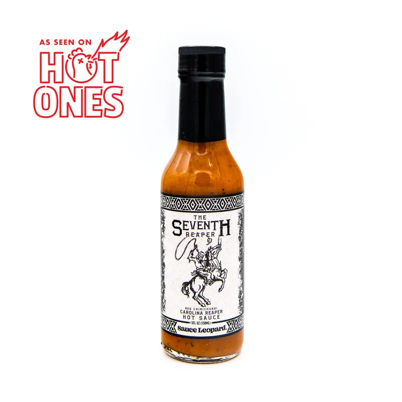 Sauce Leopard The Seventh Reaper Hot Sauce hot sauce bottle