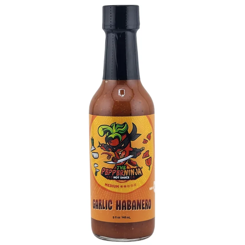 Pepper Ninja Garlic Habanero Hot Sauce
