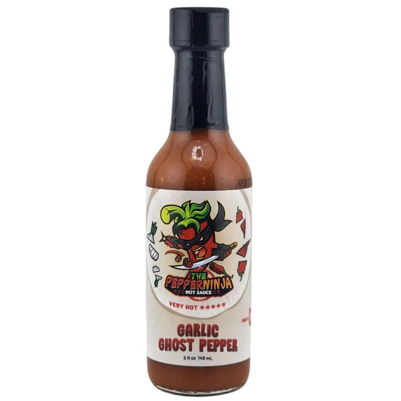 Pepper Ninja Garlic Ghost Pepper Hot Sauce