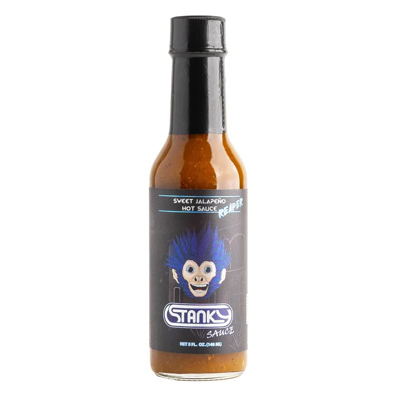 Stanky Sauce Sweet Jalapeno Reaper Hot Sauce hot sauce bottle