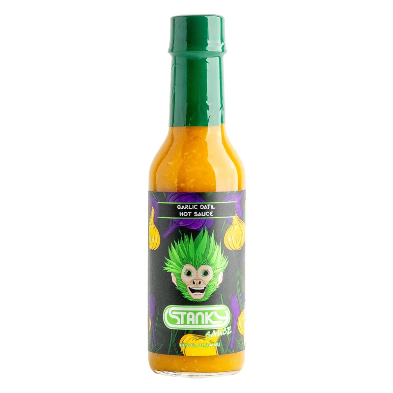 Stanky Sauce Garlic Datil Hot Sauce hot sauce bottle
