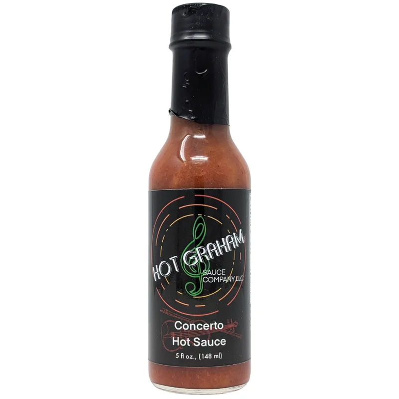 Hot Graham Concerto Hot Sauce by Hot Graham Sauce Company hot sauce bottle