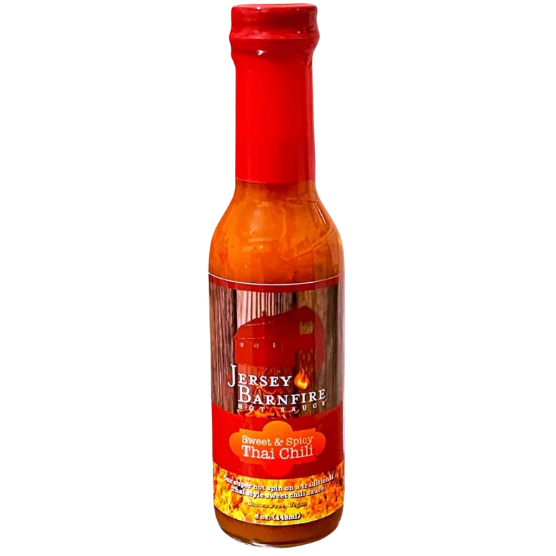Jersey Barnfire Sweet & Spicy Thai Chili Hot Sauce hot sauce bottle