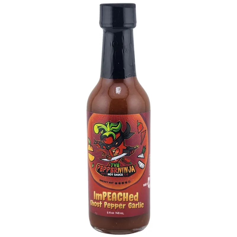 Pepper Ninja ImPEACHed Hot Sauce by The Pepper Ninja hot sauce bottle
