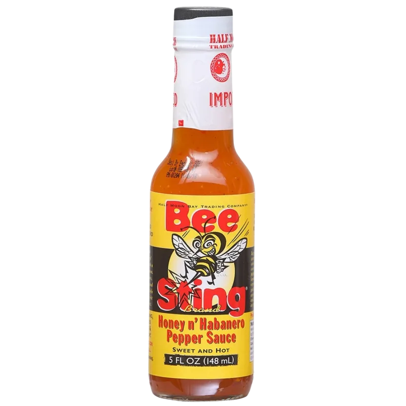Bee Sting Honey n' Habanero Pepper Sauce by Bee Sting Hot Sauce hot sauce bottle