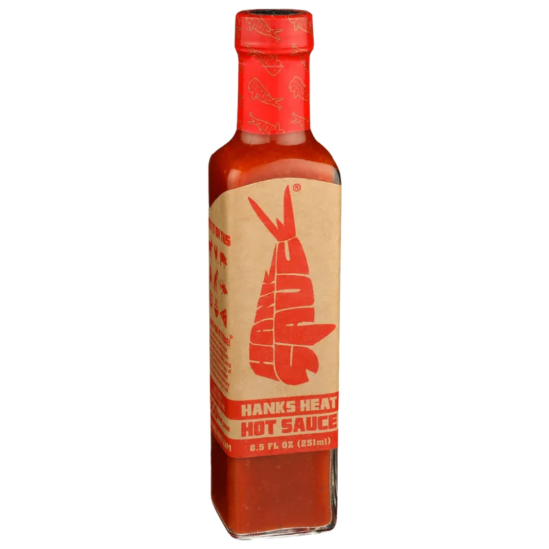 Hank Sauce Hanks Heat Hot Sauce hot sauce bottle