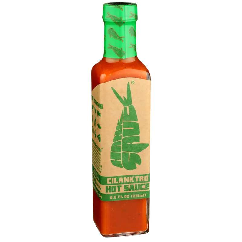 Hank Sauce Cilanktro Hot Sauce hot sauce bottle