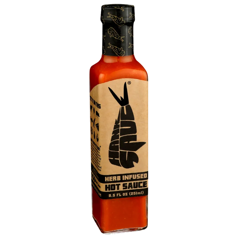 Hank Sauce Herb Infused Hot Sauce hot sauce bottle