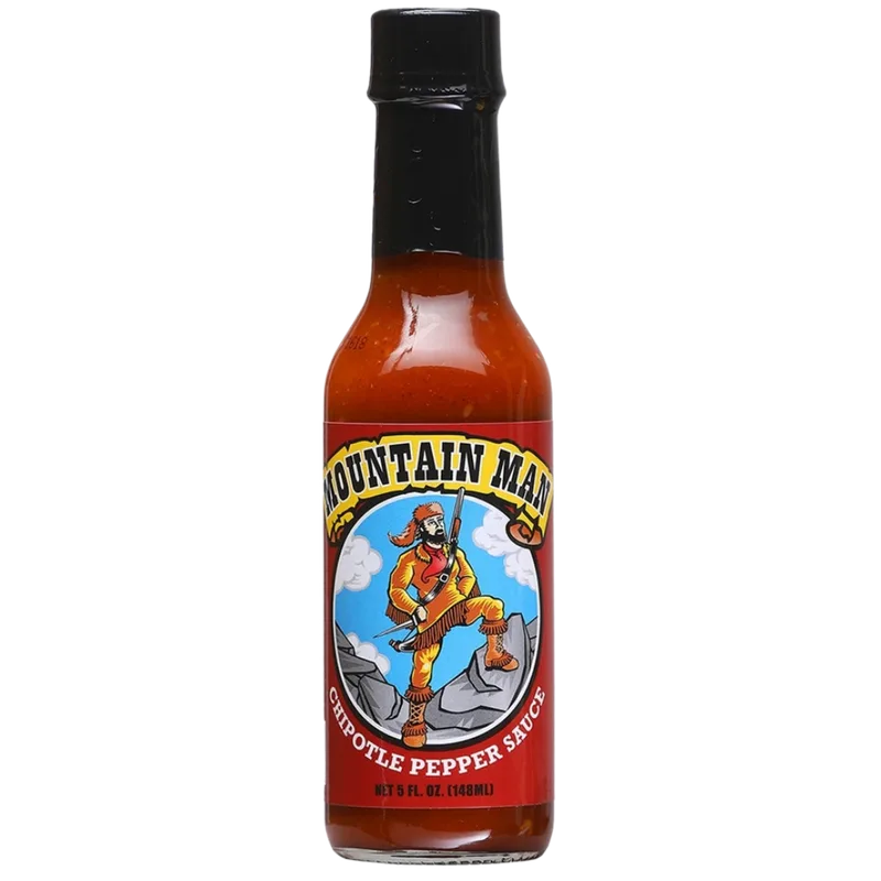 Mountain Man Chipotle Pepper Sauce hot sauce bottle