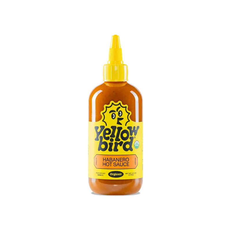 Organic Habanero Hot Sauce by Yellowbird® hot sauce bottle
