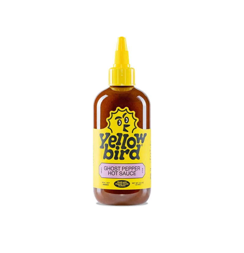 Made with Organic Ghost Pepper Hot Sauce